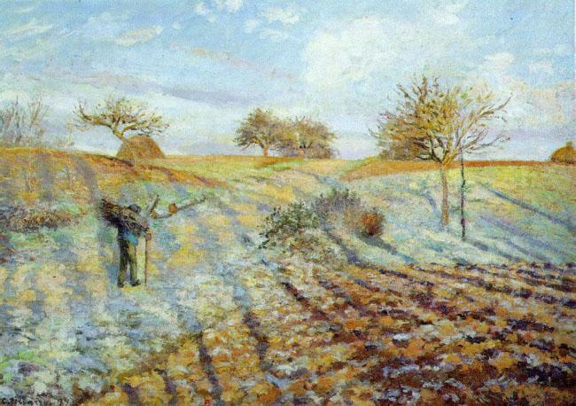 Camille Pissaro Hoarfrost oil painting picture